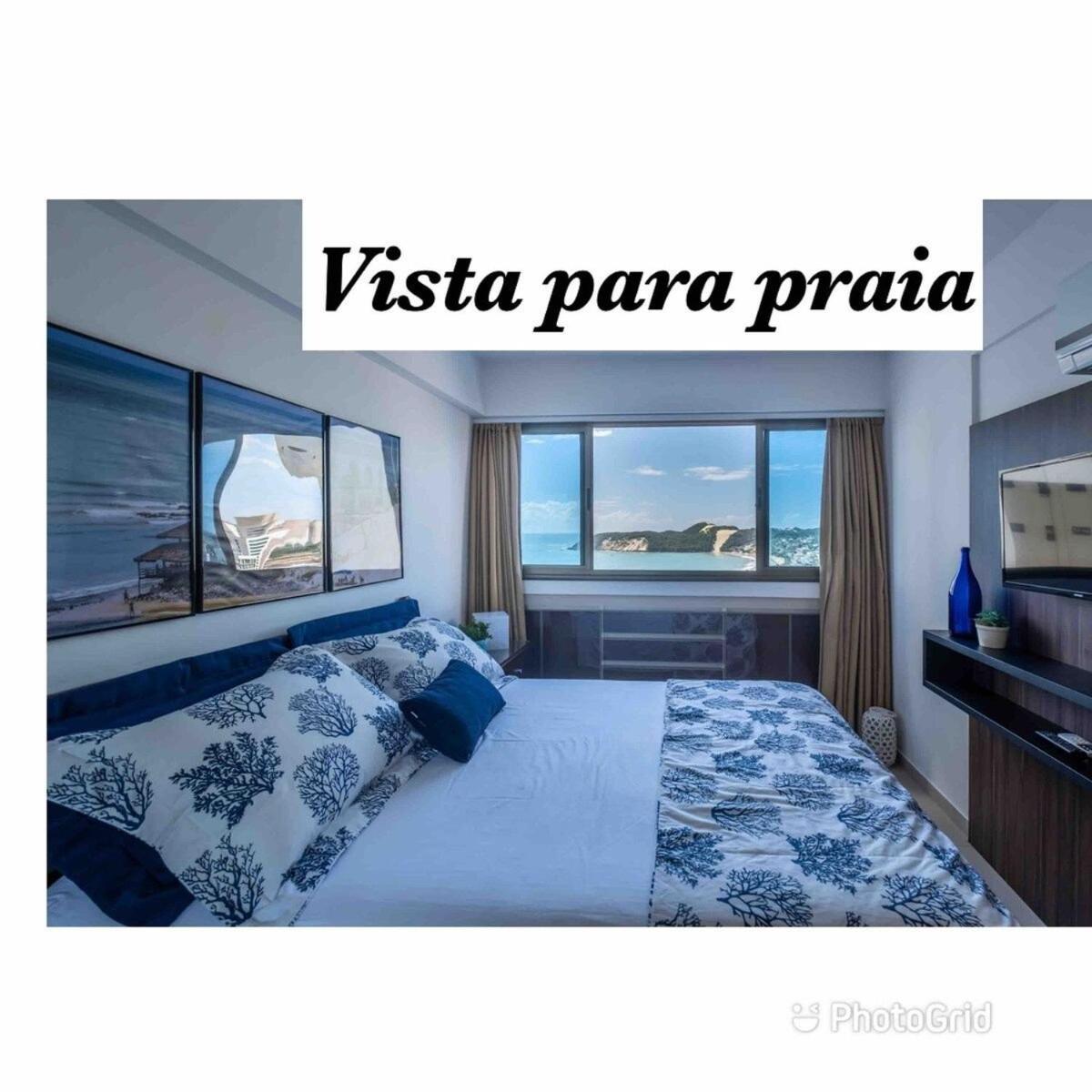 Flat Com 2 Quartos E Vista Mar Da Praia De Pontanegra-Wifi 300 Mb-Garagem-Familia-Criancas-Piscina-Pet Friendly ナタール エクステリア 写真