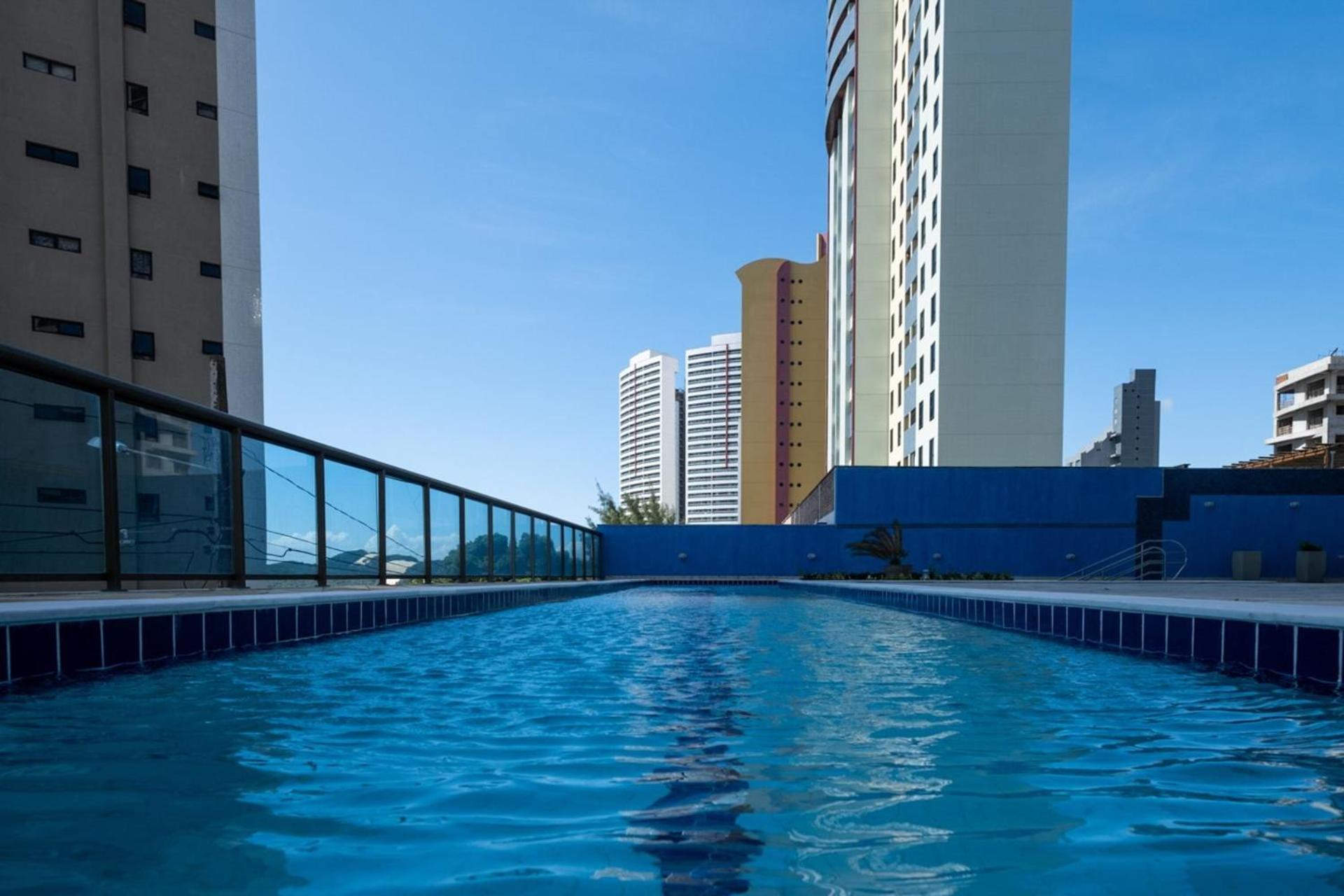Flat Com 2 Quartos E Vista Mar Da Praia De Pontanegra-Wifi 300 Mb-Garagem-Familia-Criancas-Piscina-Pet Friendly ナタール エクステリア 写真