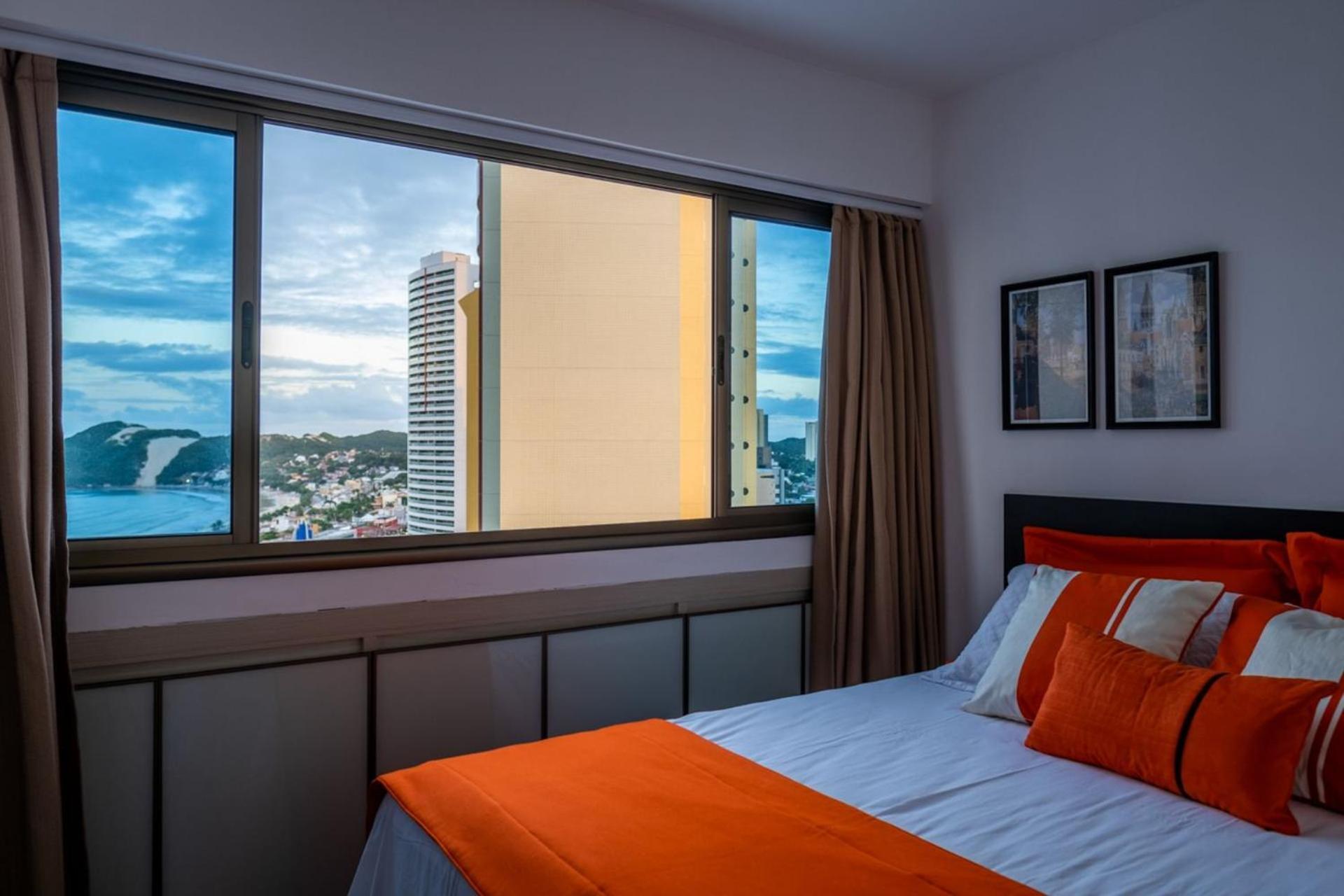 Flat Com 2 Quartos E Vista Mar Da Praia De Pontanegra-Wifi 300 Mb-Garagem-Familia-Criancas-Piscina-Pet Friendly ナタール エクステリア 写真