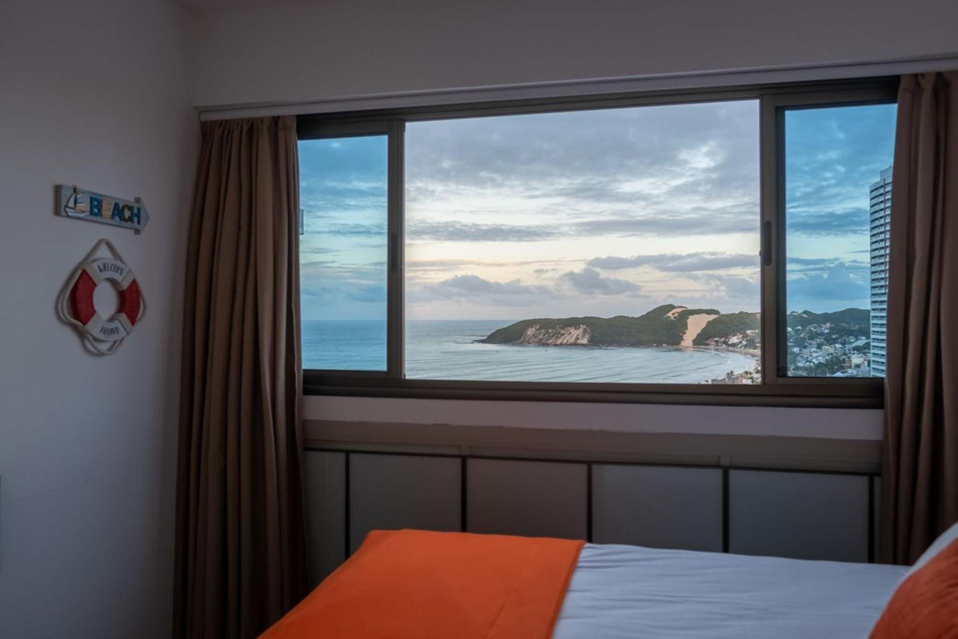 Flat Com 2 Quartos E Vista Mar Da Praia De Pontanegra-Wifi 300 Mb-Garagem-Familia-Criancas-Piscina-Pet Friendly ナタール エクステリア 写真