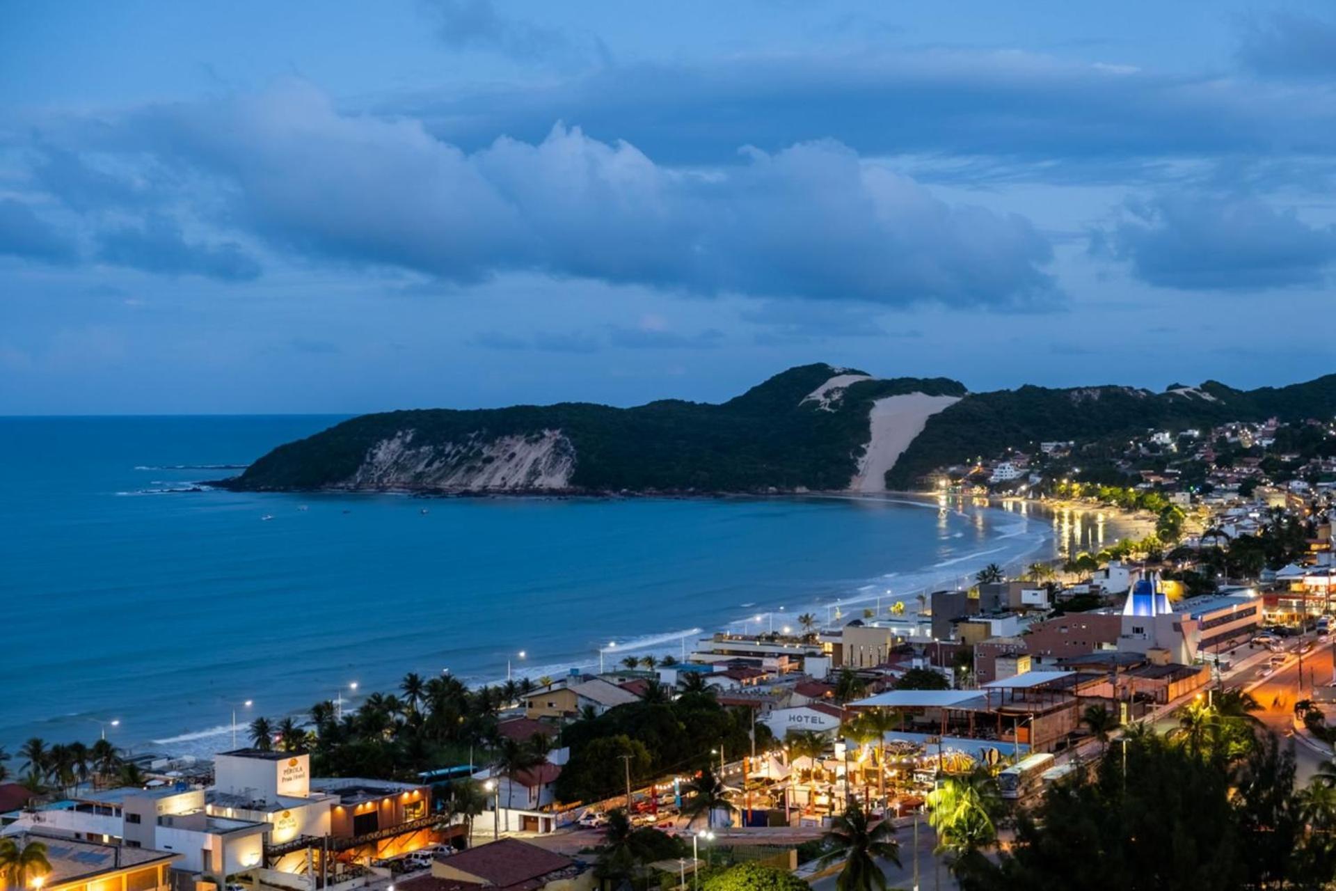 Flat Com 2 Quartos E Vista Mar Da Praia De Pontanegra-Wifi 300 Mb-Garagem-Familia-Criancas-Piscina-Pet Friendly ナタール エクステリア 写真