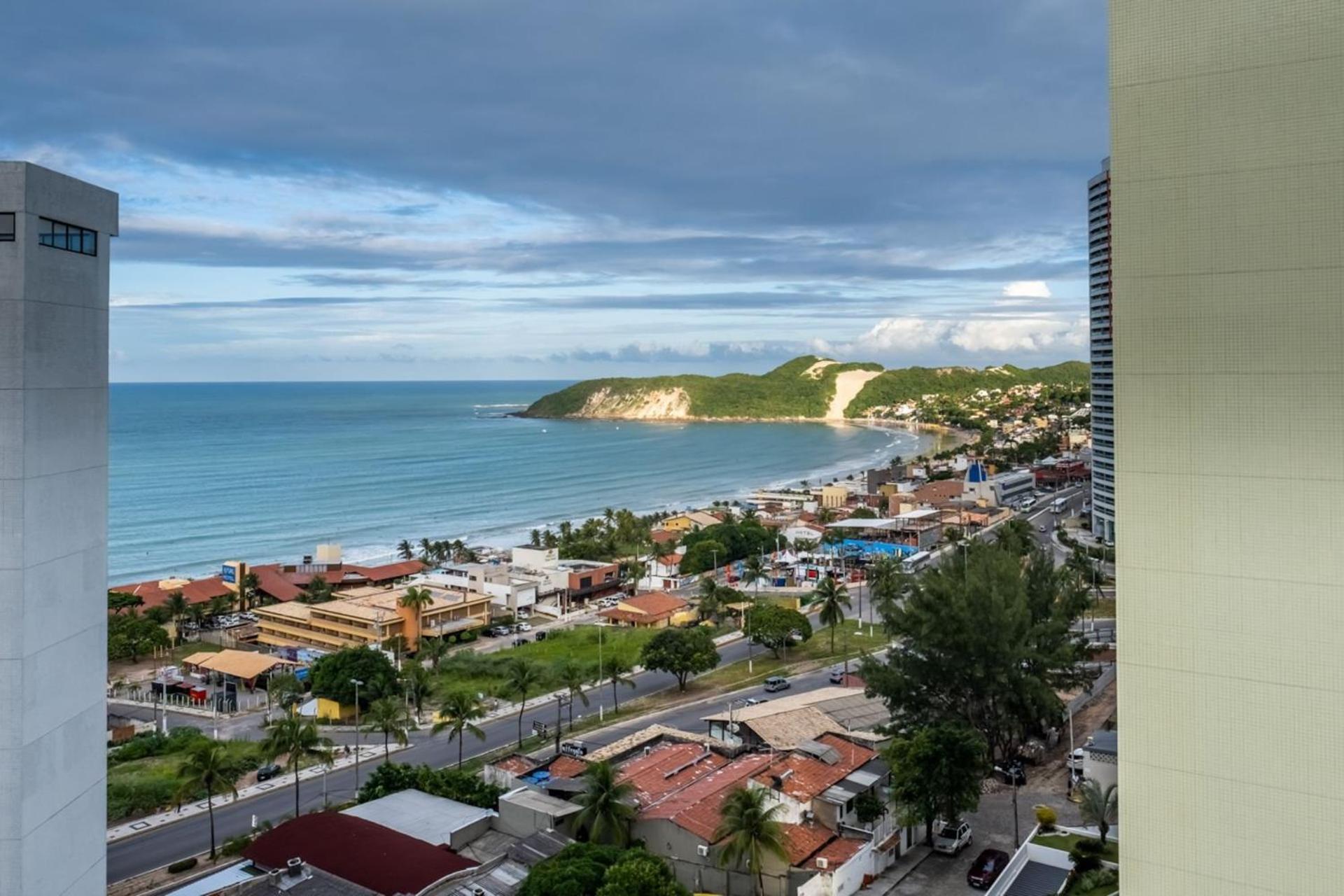 Flat Com 2 Quartos E Vista Mar Da Praia De Pontanegra-Wifi 300 Mb-Garagem-Familia-Criancas-Piscina-Pet Friendly ナタール エクステリア 写真