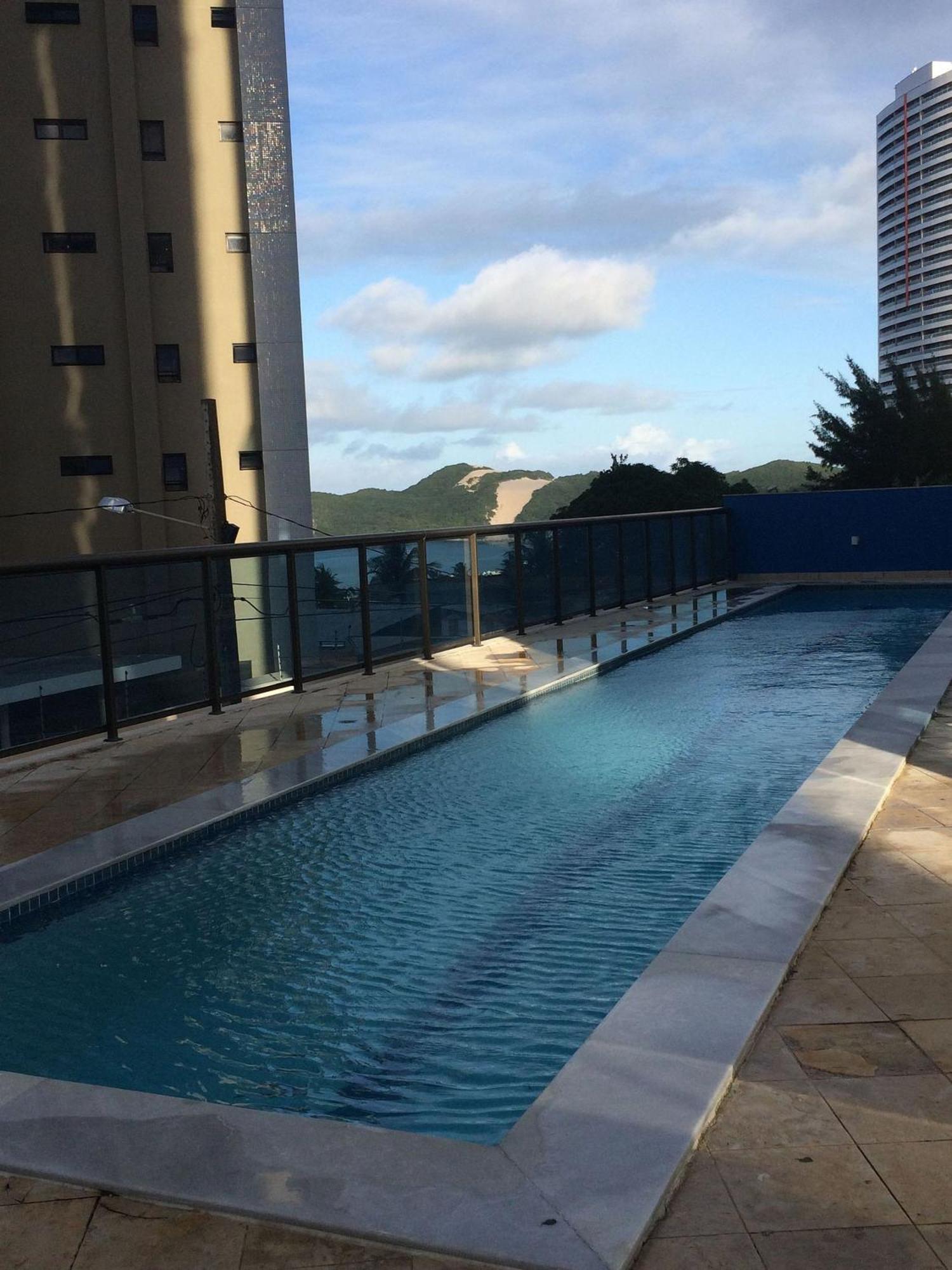 Flat Com 2 Quartos E Vista Mar Da Praia De Pontanegra-Wifi 300 Mb-Garagem-Familia-Criancas-Piscina-Pet Friendly ナタール エクステリア 写真