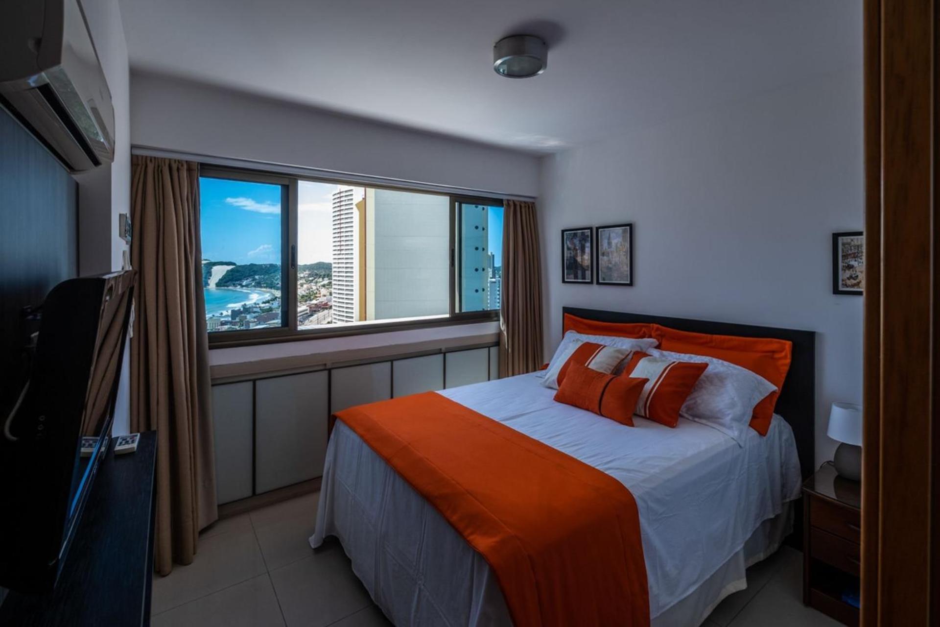 Flat Com 2 Quartos E Vista Mar Da Praia De Pontanegra-Wifi 300 Mb-Garagem-Familia-Criancas-Piscina-Pet Friendly ナタール エクステリア 写真