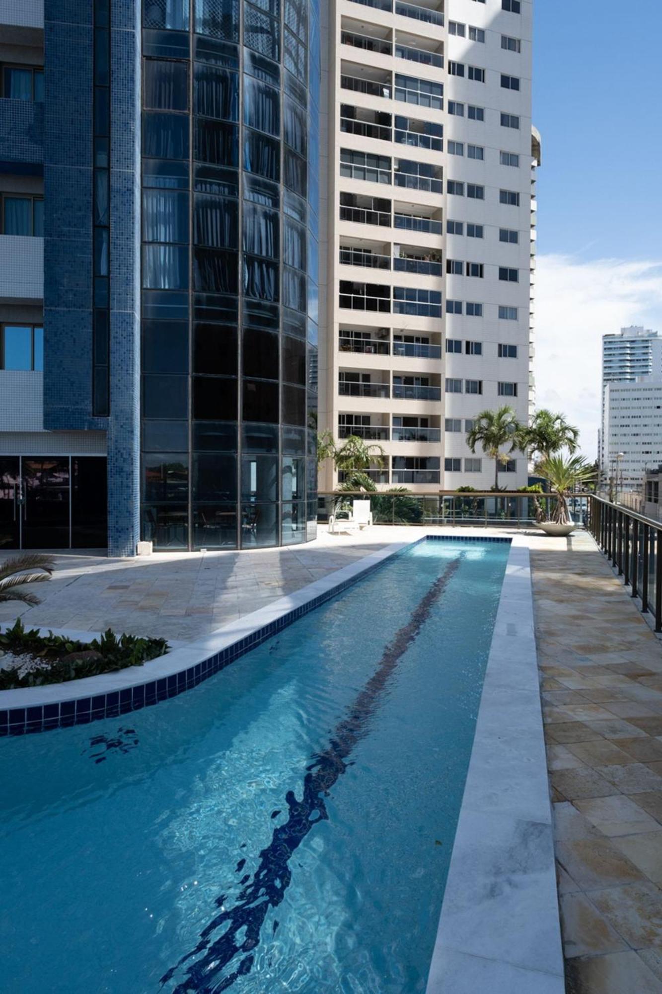 Flat Com 2 Quartos E Vista Mar Da Praia De Pontanegra-Wifi 300 Mb-Garagem-Familia-Criancas-Piscina-Pet Friendly ナタール エクステリア 写真